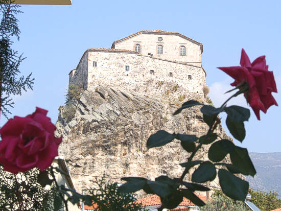 Views of the church of Panagia from STELLA.